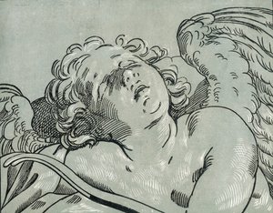 Egy alvó Ámor, 1630-45.