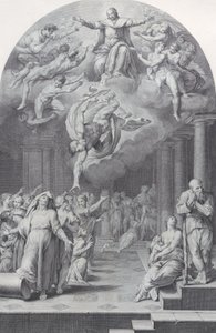 40. tábla: a választottak megosztottsága a reprobáltak között, 1756. Alkotók: Bartolomeo Crivellari, Gabriel Söderling. alkotó: Bartolomeo Crivellari, Gabriel Söderling