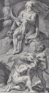 8. tábla: Ulysses a szeleket fogadja egy bőrtáskában Aeolusból, 1756
