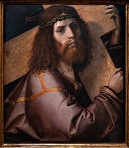 A keresztet hordozó Krisztus, 16. század első évtizede (olaj, tábla)