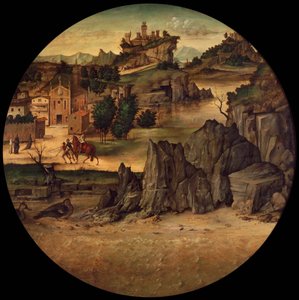 Tájkép várakkal alkotó: Bartolomeo Montagna