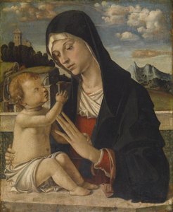 Madonna gyermekkel alkotó: Bartolomeo Montagna