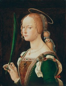 Páduai Szent Jusztina, 1490-es évek.