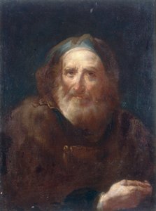 Egy idős férfi portréja alkotó: Bartolomeo Nazzari