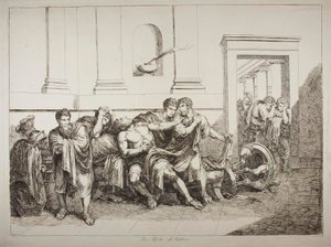 Ifjabb Cato halála alkotó: Bartolomeo Pinelli