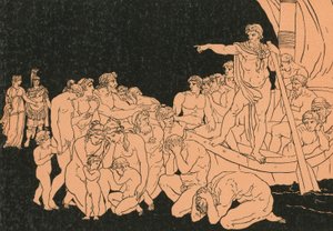 Charon és a szellemek alkotó: Bartolomeo Pinelli