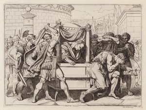 Cicero halála, Kr. e. 43 (metszet)