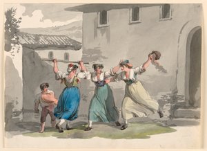Rajz, Nők harca Rómában, 1807-08