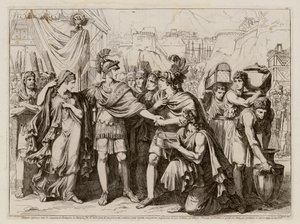 Scipio Africanus kegyelme (metszet)
