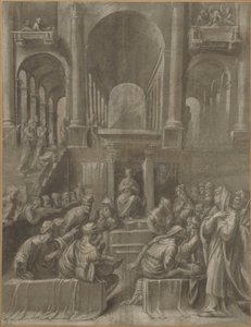 Krisztus az orvosok között alkotó: Bartolomeo Ramenghi