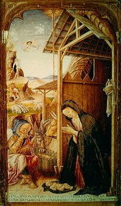 Betlehem, központi panel egy conversano poliptusból, 1475 (tempera a panelen)