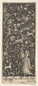 Függőleges panel egy férfival és nővel, kb. 1631. alkotó: Bartolomeus van Lochom