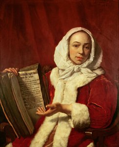 Egy fiatal nő a bor ünneplésében, 1665