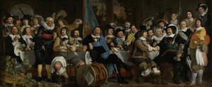 A nyilasok céhének bankettje a münsteri békeszerződés ünnepén, 1648