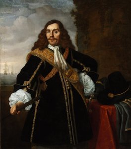 Gideon de Wildt kapitány (1624-1665) portréja - Bartholomeus van der Helst (1613-1670) festménye, olaj, vászon (135,8x119 cm) alkotó: Bartolomeus van der Helst