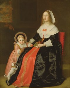 Egy anya és gyermek portréja, 1644
