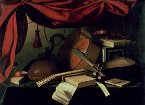 Zenés csendélet alkotó: Bartolommeo Bettera
