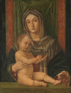 Szűz és Gyermek alkotó: Bartolommeo Montagna (workshop of)