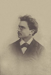 Hans Huber zeneszerző portréja 1852-1921, 1898. alkotó: Basel . Photo studio Taescher and