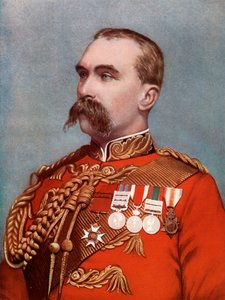 Alfred Gaselee altábornagy, a brit haderő parancsnoka Kínában, 1902.