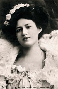 Rosie Boote 1878-1958, angol színésznő, 1905.