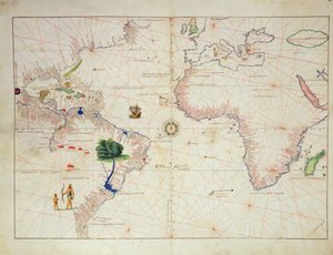 Az új világ, a világ atlaszából 33 térképen, Velence, 1553. szeptember 1. (tinta pergamen) (lásd még: 330961)