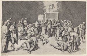 A frigyláda Dagon templomában alkotó: Battista Franco