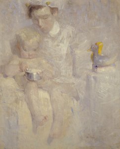 Nővér és gyermek alkotó: Beatrice How