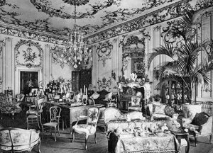 A szalon, Chesterfield House, 1908.