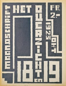 A „The Overview” magazin 1923-as számának borítója, 1923 alkotó: Belgian School