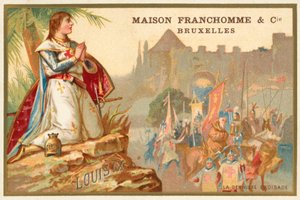 IX. Lajos francia és a nyolcadik keresztes hadjárat alkotó: Belgian School