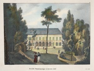Phylharmonic Society in Antwerpen 1826, 1895 körül (photochrom) alkotó: Belgian School