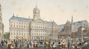 Utcai jelenet, 1895 körül (photochrom) alkotó: Belgian School