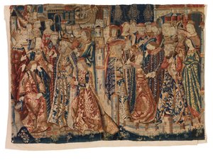 Gobelin, Az eljegyzés és a házasság „Les Fiancailles et le Marriage de Marie de Bourgogne et de Maximilien”, Tournaiból vagy Brüsszelből alkotó: Belgian School
