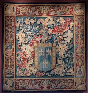 Gobelin a De Nagera család címerével. Mester AL. kb 1550 (szőttes) alkotó: Belgian School