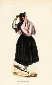 Fiatal nő Bogotából, Kolumbiából alkotó: Belgian School