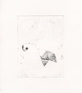 Meandering Thoughts 2, 2017, (szárazpont, vászon)