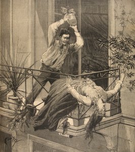 Egy anyát, akit fia ölt meg a Le Petit Parisienből, 1891. szeptember 20.