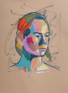 Color Study 17, 2023 (pasztell, papír)
