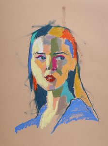 Color Study 20, 2023 (pasztell, papír)