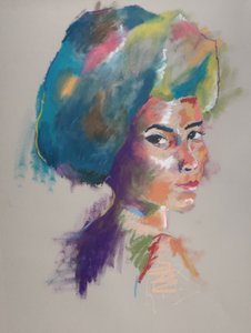 Color Study 2, 2023 (pasztell, papír)