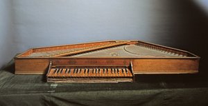 Spinetta, Velence 1568 (vegyes technika) alkotó: Benedetto Floriani.