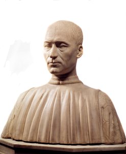 Philippe Strozzi (vagy Filippo) (1489-1538) olasz condottier és politikus mellszobra. Benedetto da Maiano (1442-1497) márványszobra 15. századi Párizs, Louvre Múzeum.