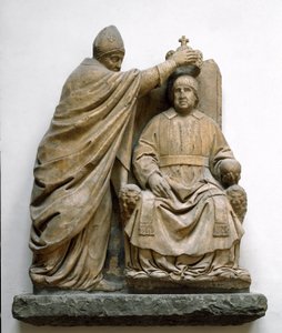 Carlo Orsini (1410-1477) Latino bíboros koronája II. Aragóniai Ferdinánd (1452-1516) Benedetto da Maiano (1442-1497) márványszobra. Firenze, Bargello Nemzeti Múzeum