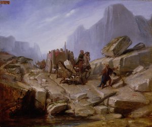Thelesia bevétele Hannibál és hadserege által, 1860 alkotó: Benedict Masson