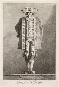 Görög maszkabál: Pásztor a la Grecque 5. tábla, 1771.