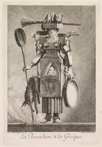 Görög maskara: La Vivandière à la Grecque (2. tábla)