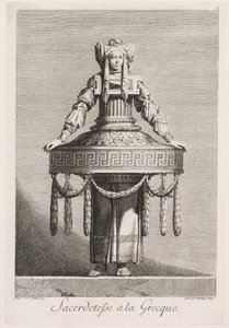 Görög maszkabál: Görög papnő 8. tábla, 1771.