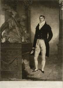 Mr Gully, metszett: Charles Turner (1774-1857) (mezzotinta) alkotó: Benjamin (after) Marshall