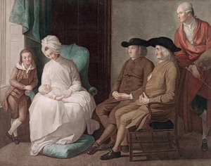 Mr West and Family, G.S és J.G Facius, nyomta Londonban, John Boydell